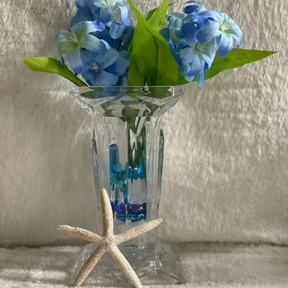 Vintage PARTYLITE Reversible Quad Crystal Candle Holder/Vase RETIRED - Picture 8 of 10